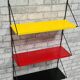 Scandinavian wall shelf tomado style 1950. Trace of normal wear and tear product of epoque. 48x 75x16