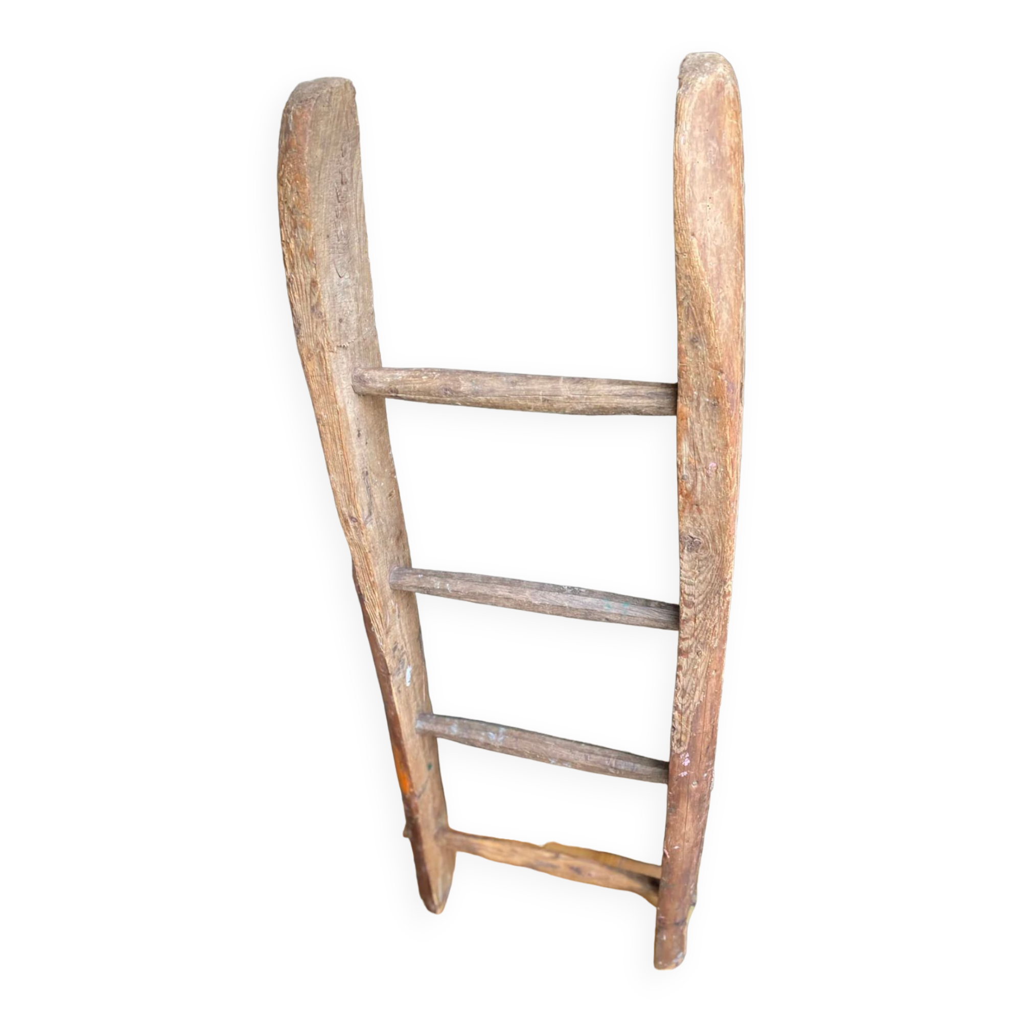 Raw wood ladder