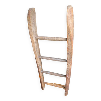 Raw wood ladder