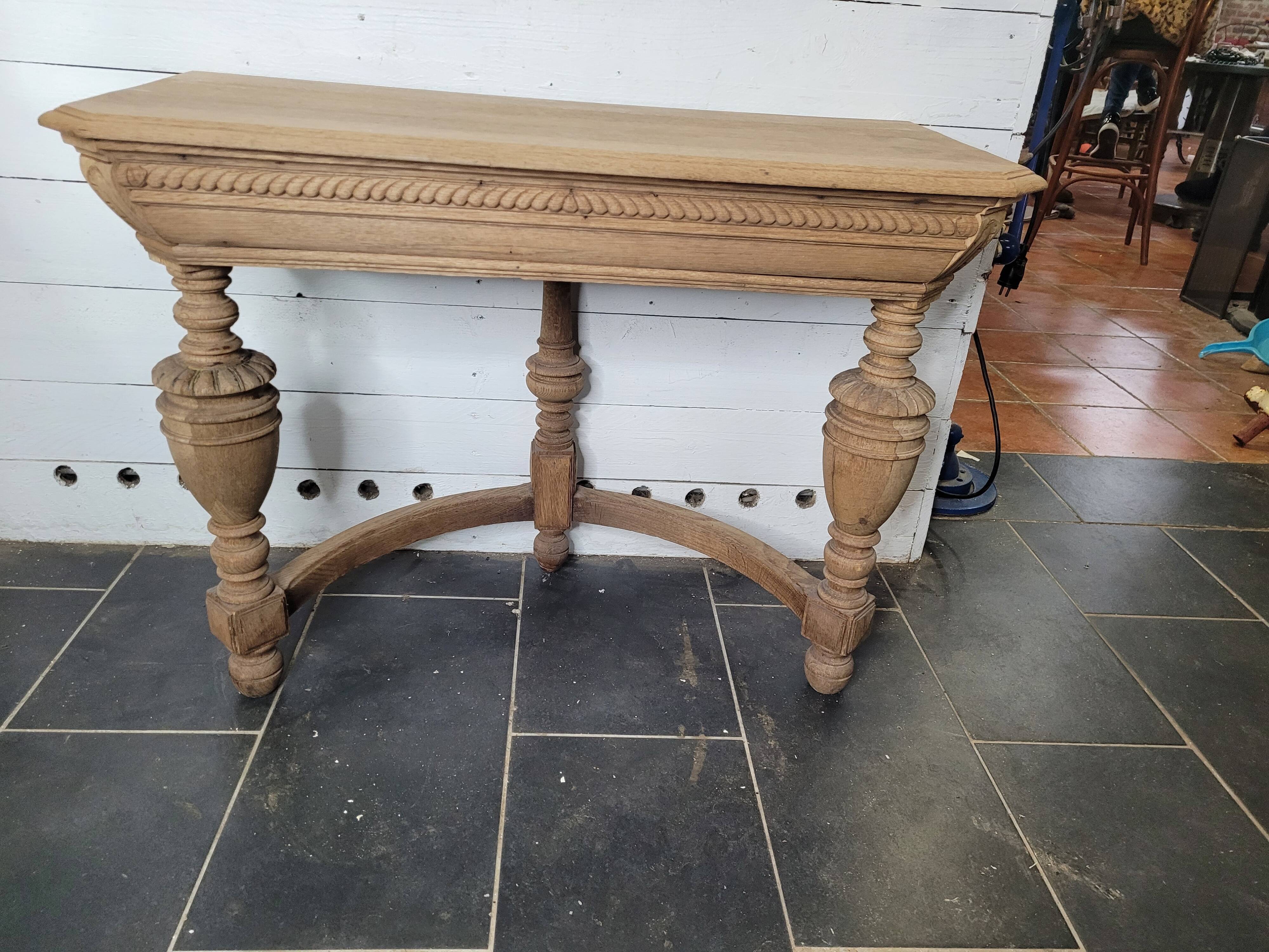 Old oak console