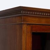Original English mahogany display cabinet