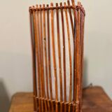 Vintage wicker lamp