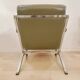 Vintage Metal and Skai Armchair, 1970s