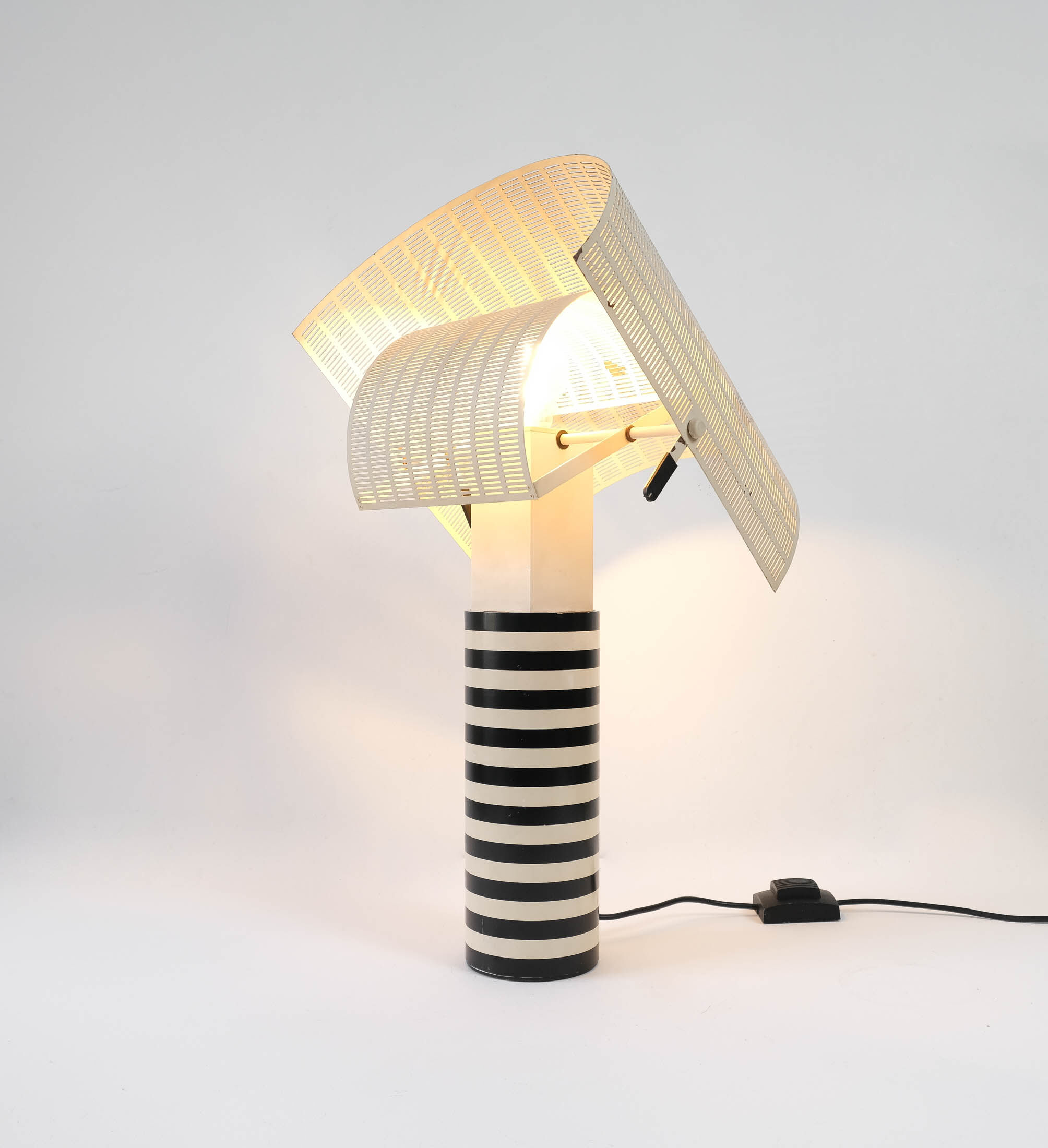 Early Postmodern "Shogun" Table Lamp by Mario Botta for Artemide, Italy 1986
