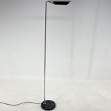 1970's Chrome & Marble Floor Lamp by Bruno Gecchelin for Guzzini, Italy