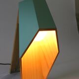Lampe de table en bois polychrome Seletti minimaliste