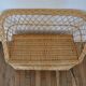 Rattan and wicker toy box