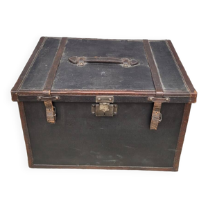 malle de voyage en cuir