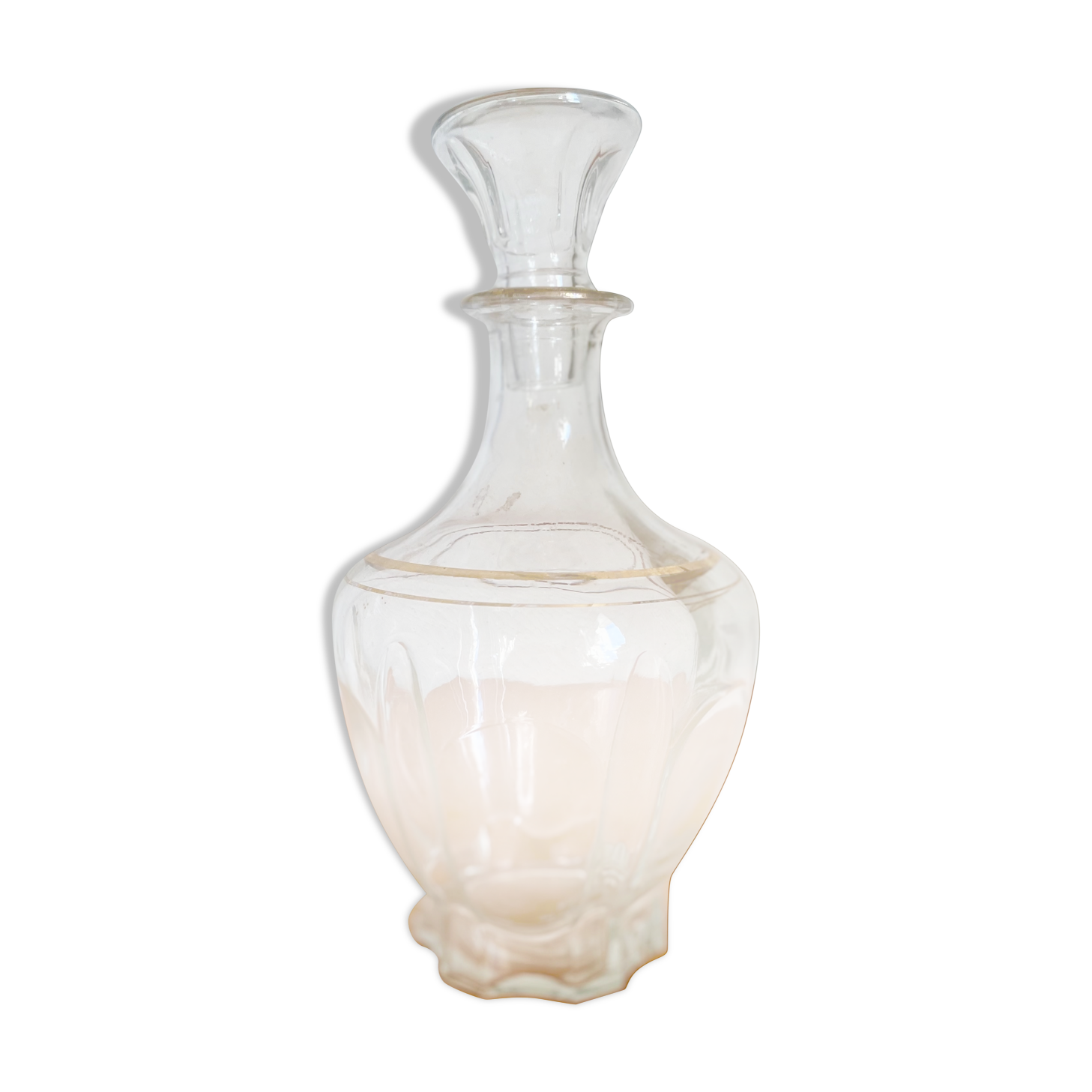 Glass crystal decanter