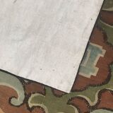 Tapis ancien aubusson 19eme tissé main  208x306 cm
