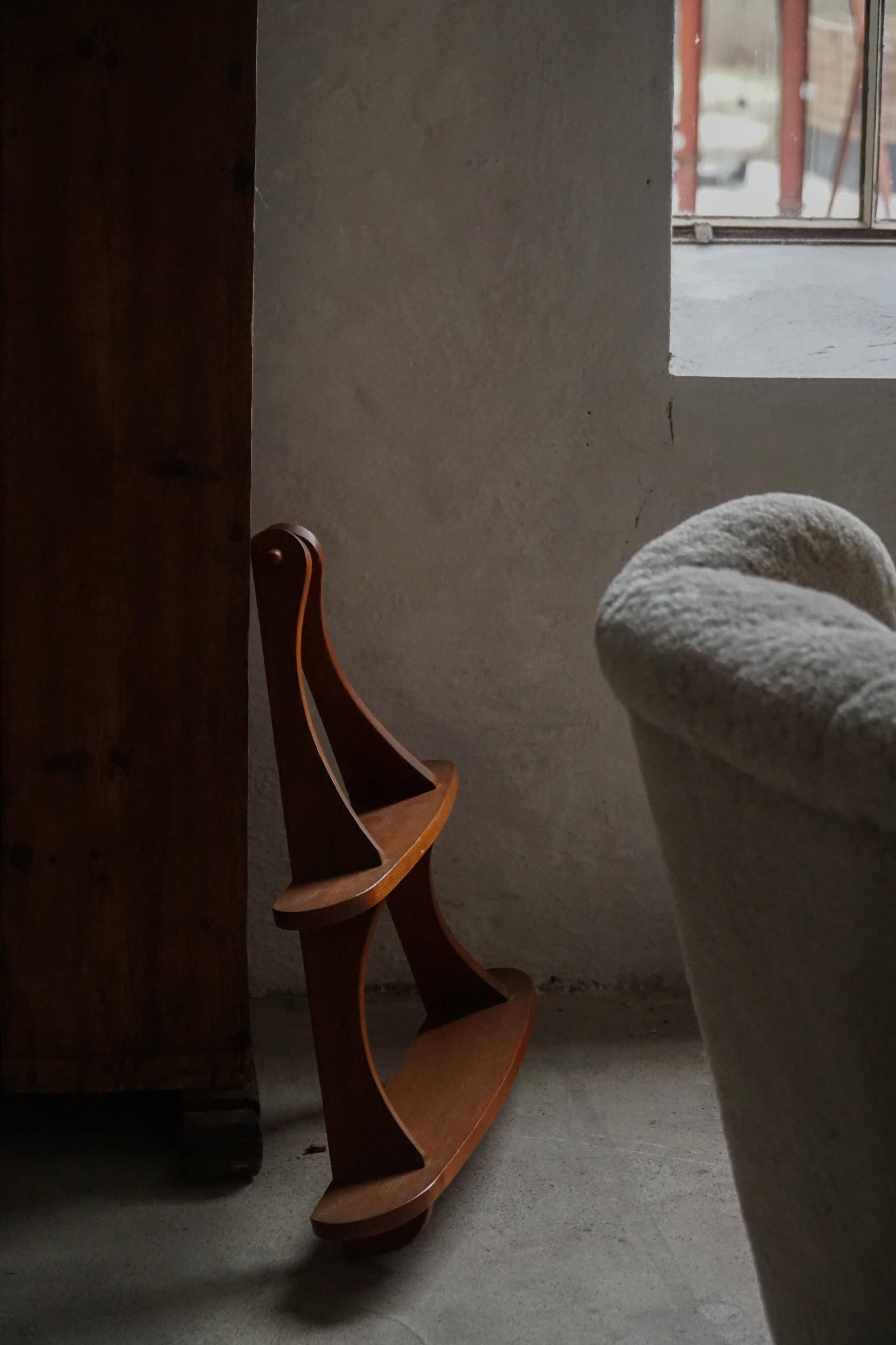 Mid-century modern Danish wall shelf "Amager" in teak, 1960s.