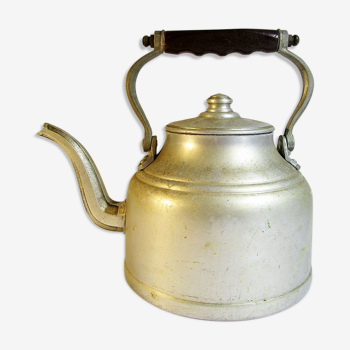 Old aluminum kettle