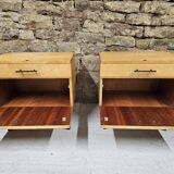 Pair of vintage 1960's bedside tables
