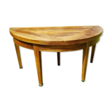 Half-moon walnut table, Louis XVI period
