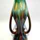 Vase Art Nouveau en faïence