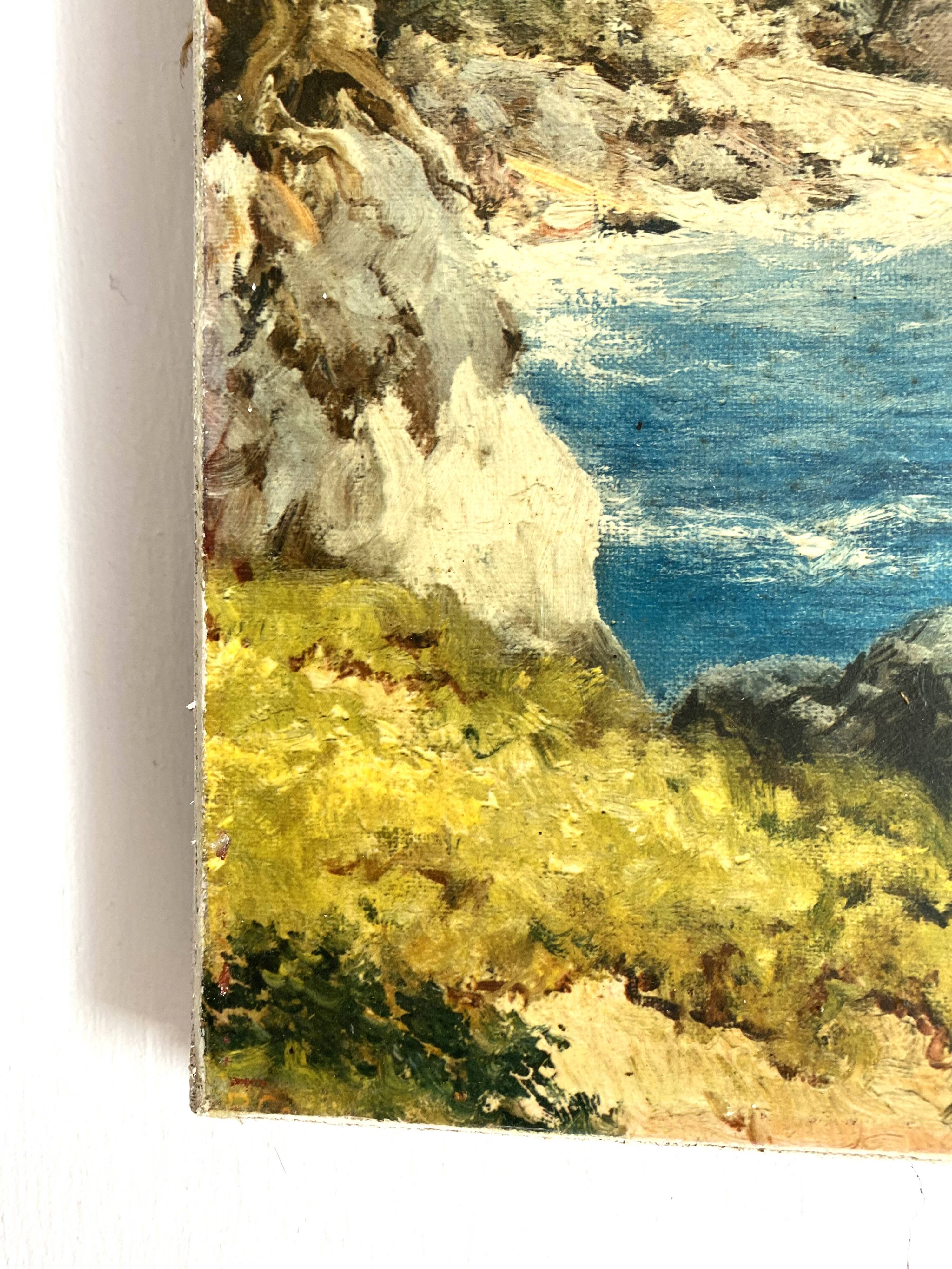 Tableau ancien impression d'art , paysage  Robert Woods 79x61 cm