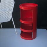 1960 Louis April denim design cardboard shelf