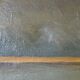 Huile sur toile Paysage animé bord de lac au crépuscule 120 x 60 cm signé Rogiez