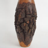 Solid wooden vase, 1970's
