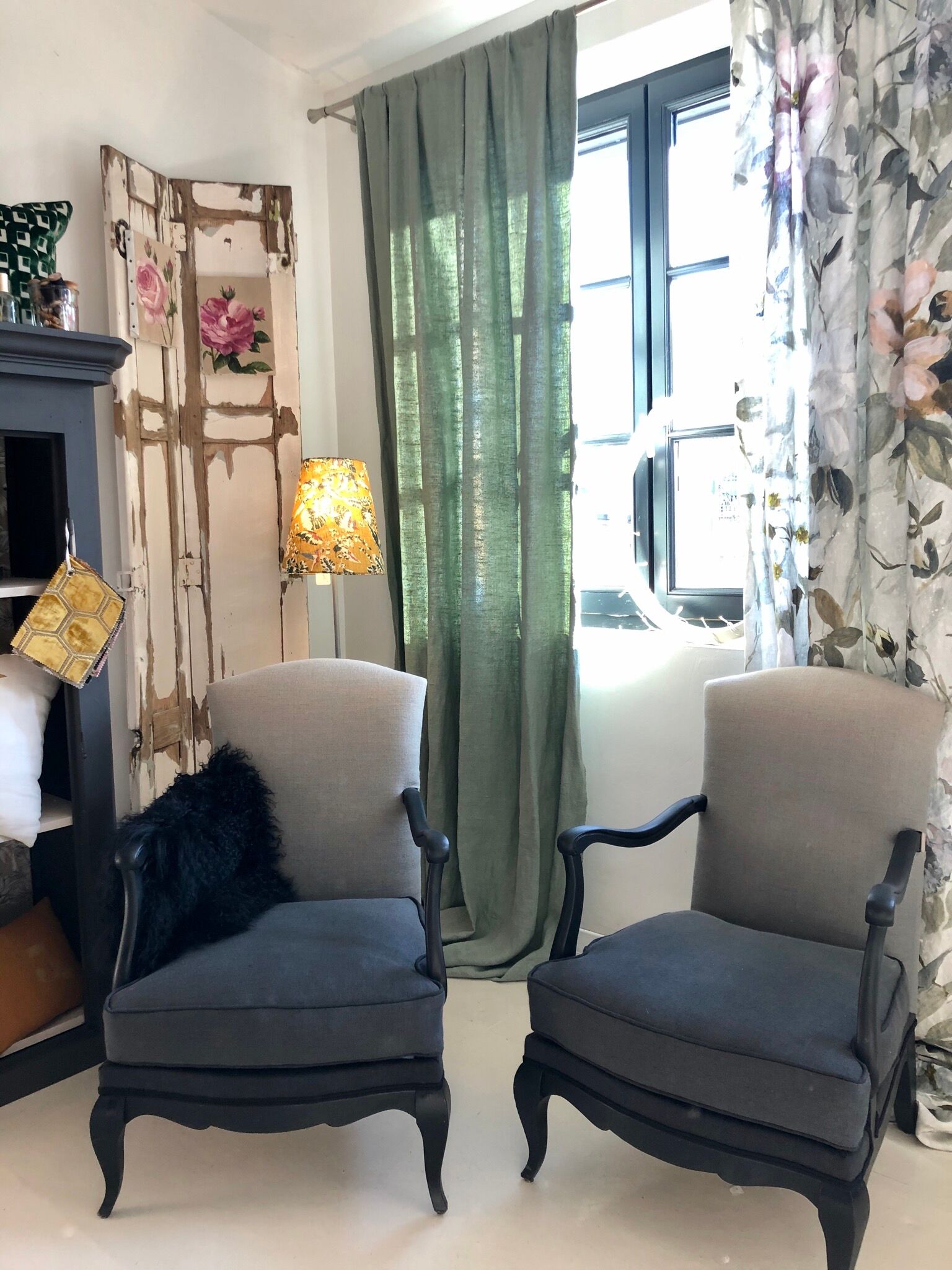 Pair of armchairs