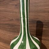 Ridged handmade vase