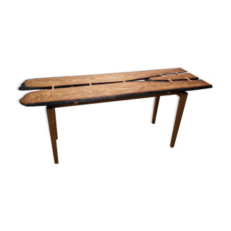 Solid wood desk