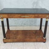 Large Empire period mahogany console table