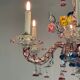 Venetian Chandelier In Multicolored Murano Glass, 6 Arms Of Light