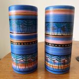 Roller vases by Michel Gorgeon for Vallauris