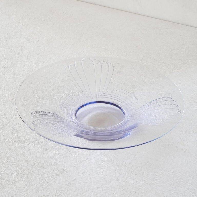 Charles Schneider Art Deco glass centrepiece