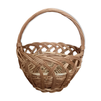 Vintage wicker basket