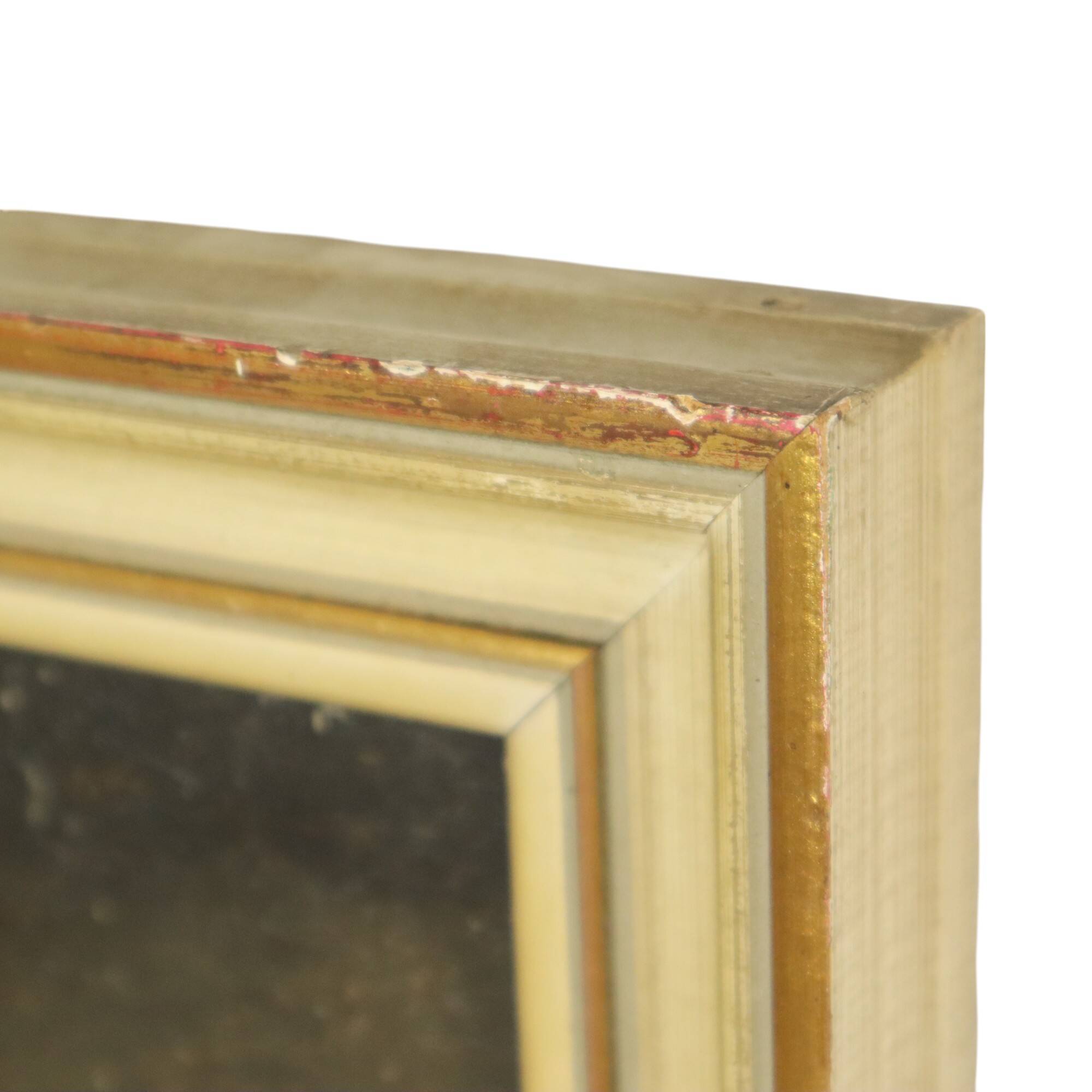 Flowers in Vase Still Life Painting Oil on Canvas Framed Signed