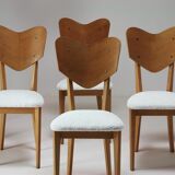 6 chairs  France, 1950s