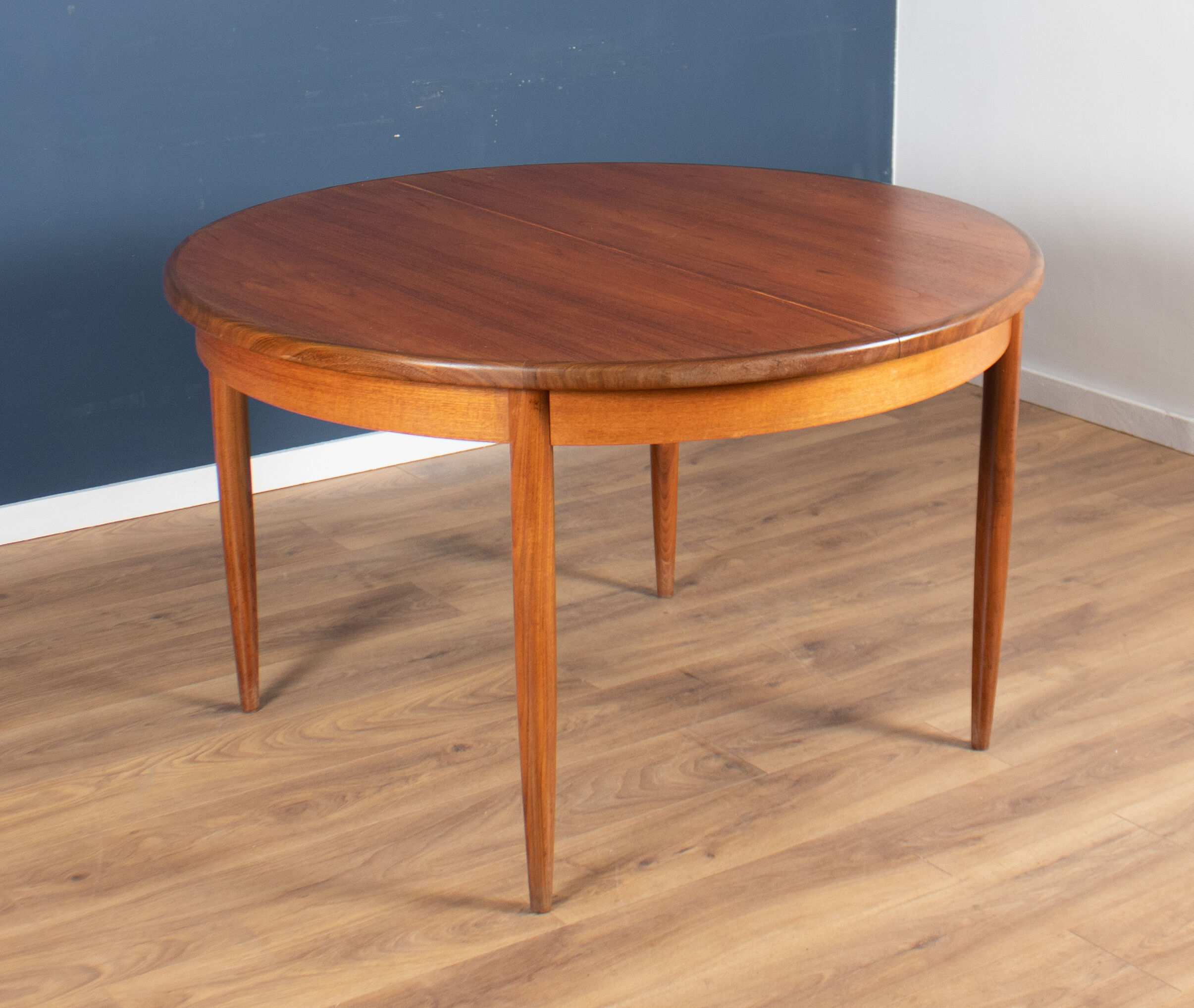 Retro teak 1960s mid century dining table & 6 chairs by G plan Victor Wilkins