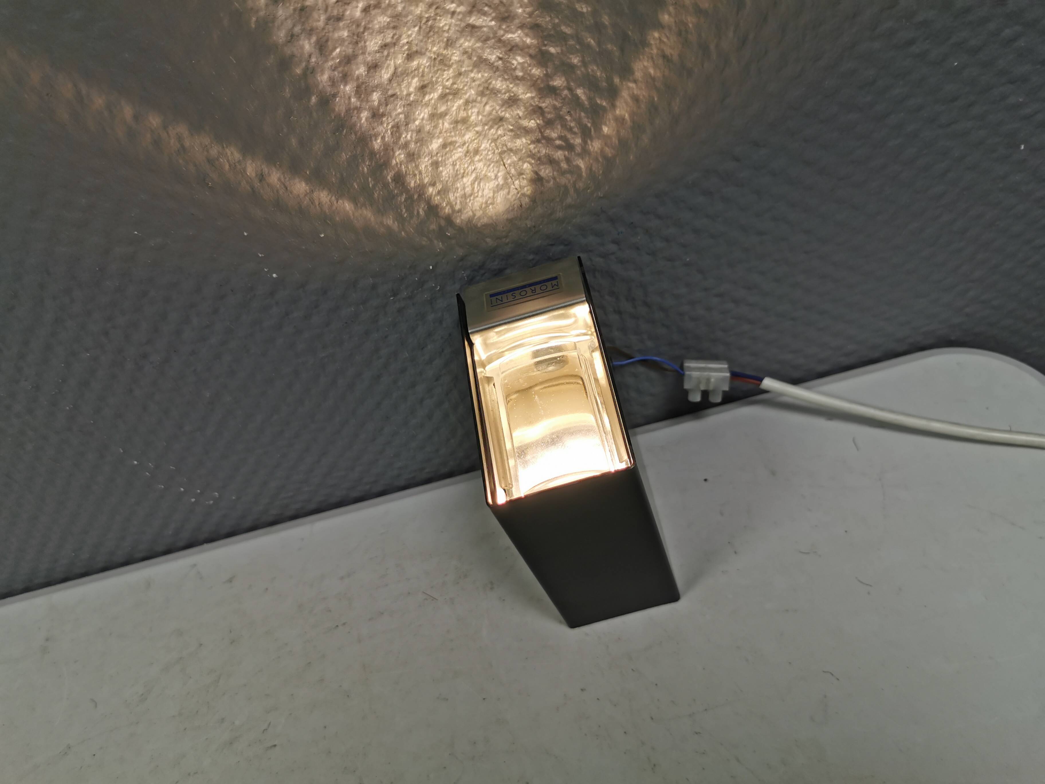 A beautiful up/down wall lamp, designed in Italy in the 1990s.