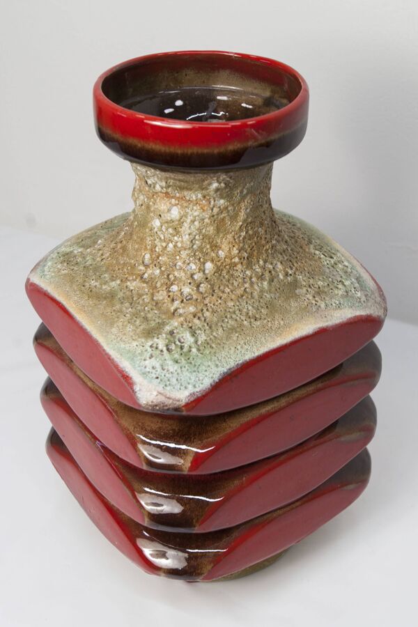 Vase par Cari Zalloni pour Steuler Keramik 1960 , H 40 cm