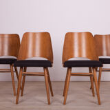 4 lollipop dining chairs from tatra, 1960s