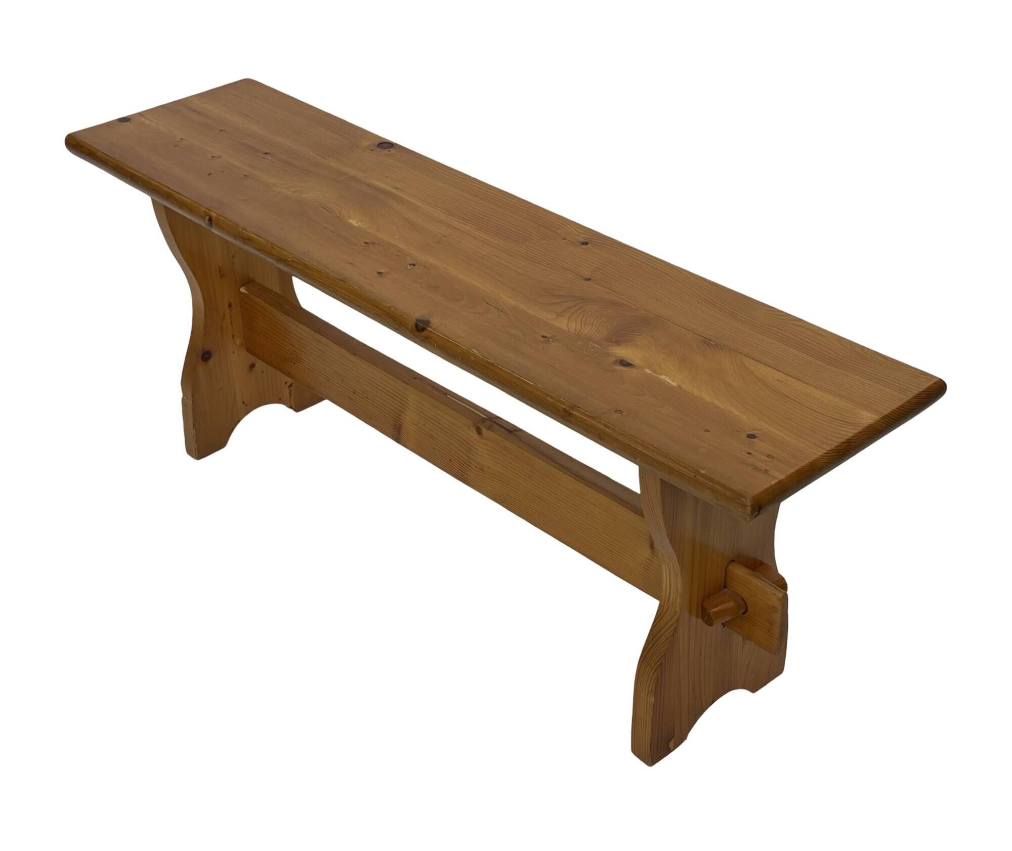 Vintage Pine Bench – 1960s Scandinavian Design small model