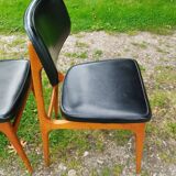 Series of 6 old Scandinavian design chairs