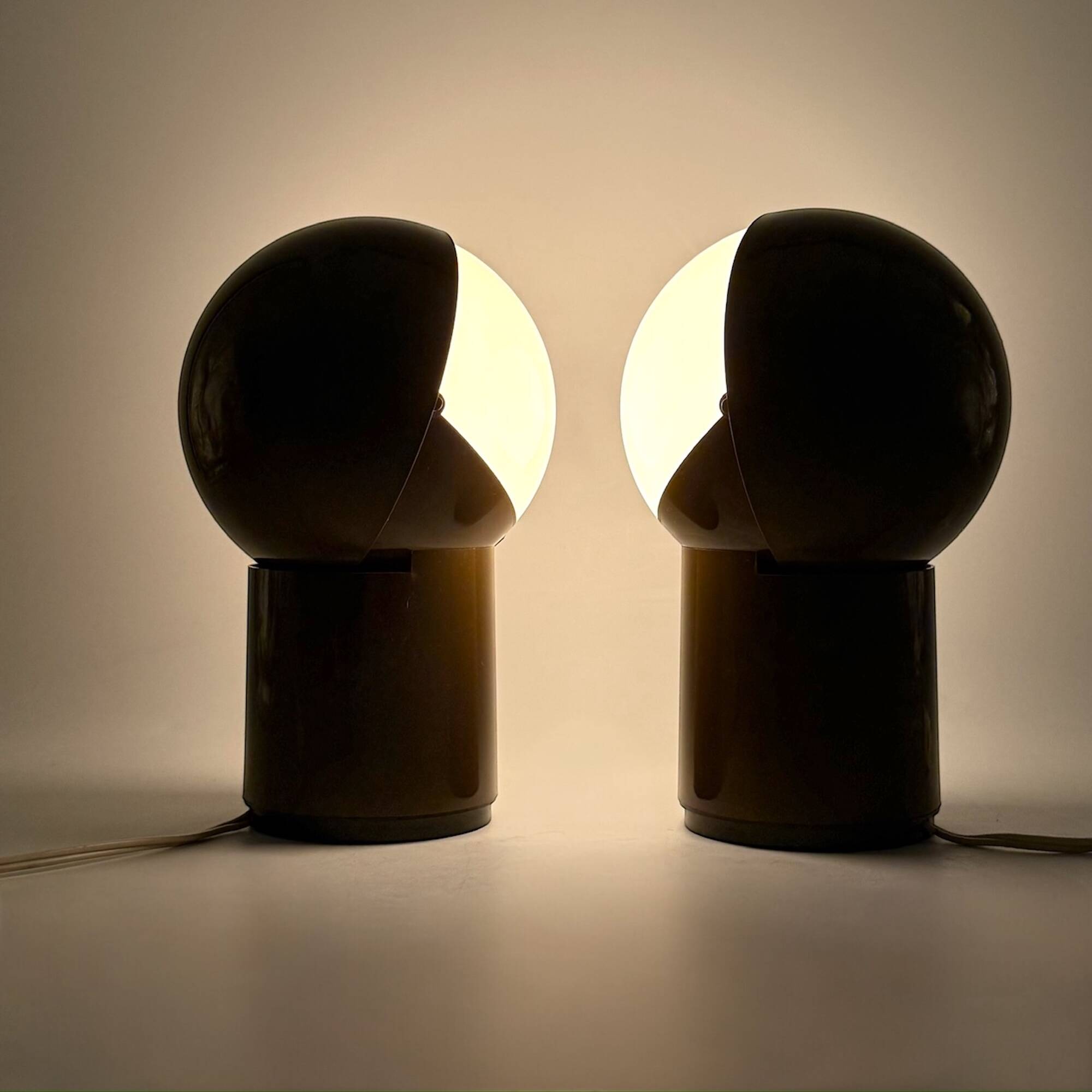 Pair of 'Sfera Notte' Table Lamps by Gagiplast, 1970s