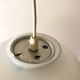 Vintage 70s white opaline glass pendant