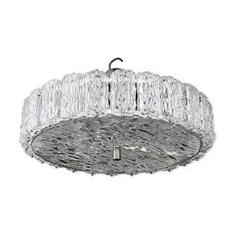 Frosted in Murano glass chandelier