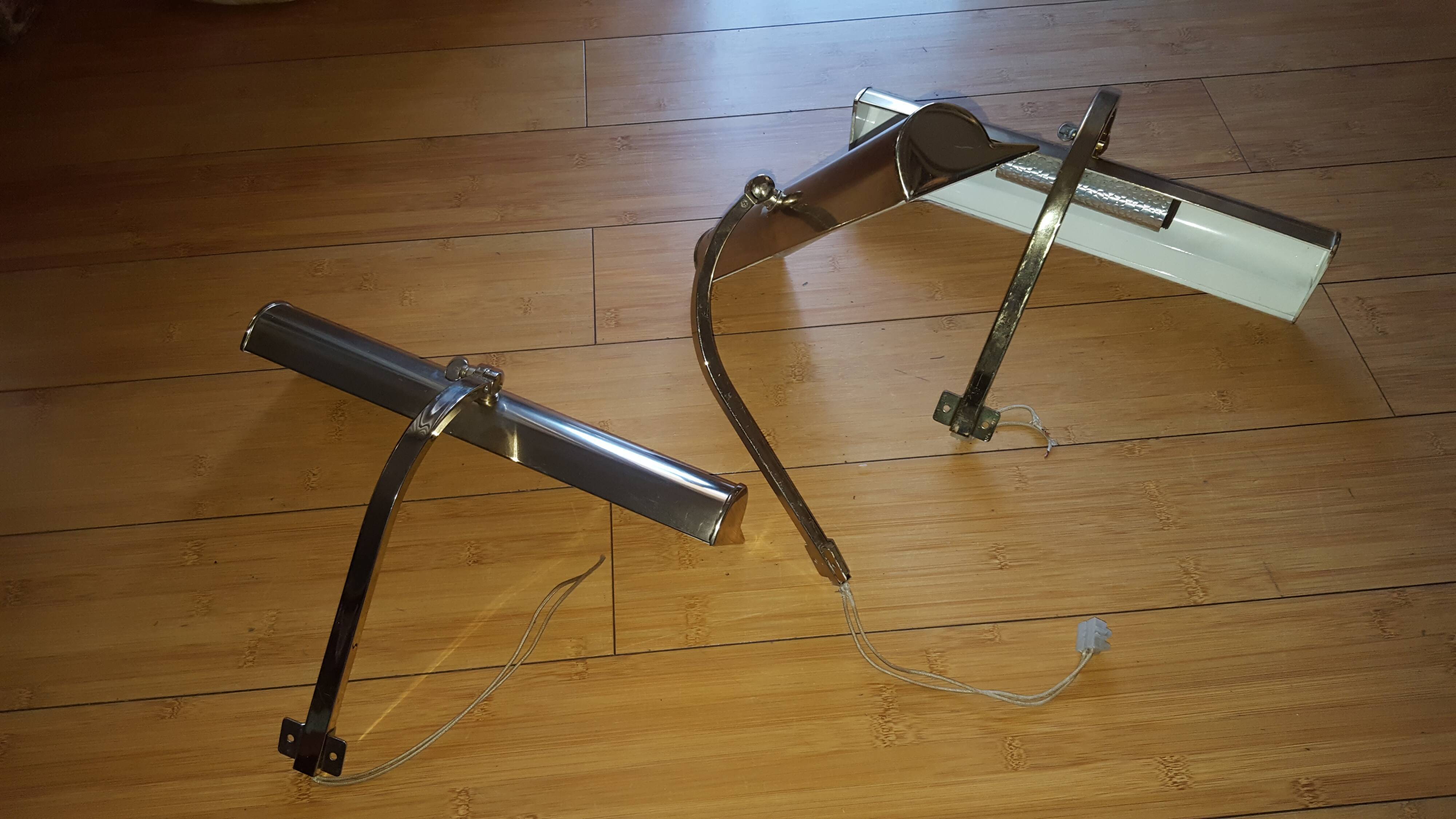 Brass Fase wall sconces