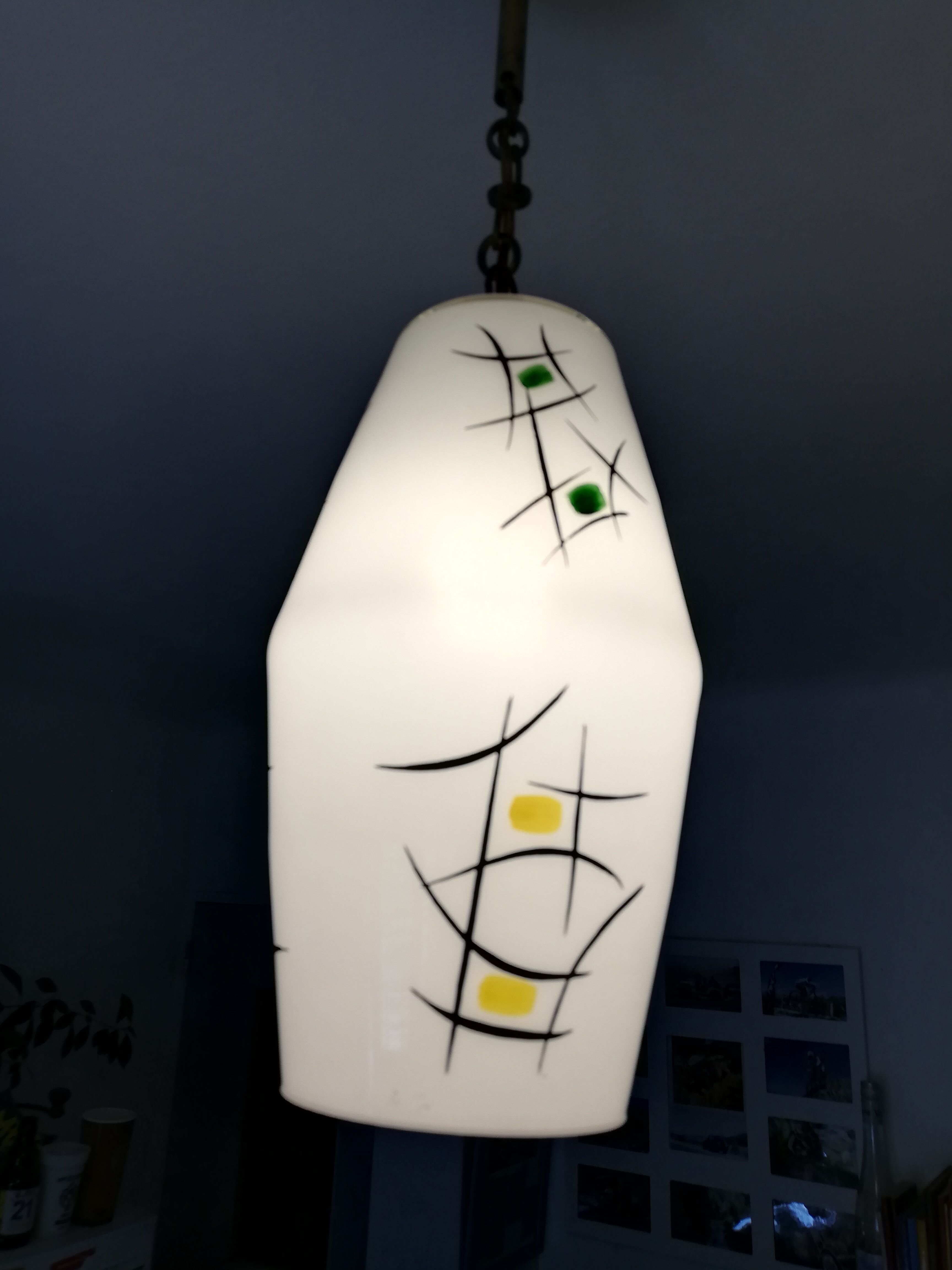hanging lamp colorful Zen patterns 60