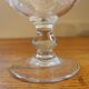 Lot de 6 verres à pied vintage bullés Biot