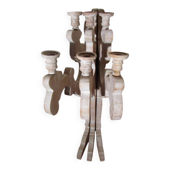 Chandelier en bois