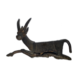 Bronze antelope sculpture, Africa early twentieth century