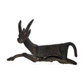 Bronze antelope sculpture, Africa early twentieth century