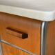 Bureau métal et bois vintage