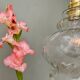 Vintage glass globe pendant lamp